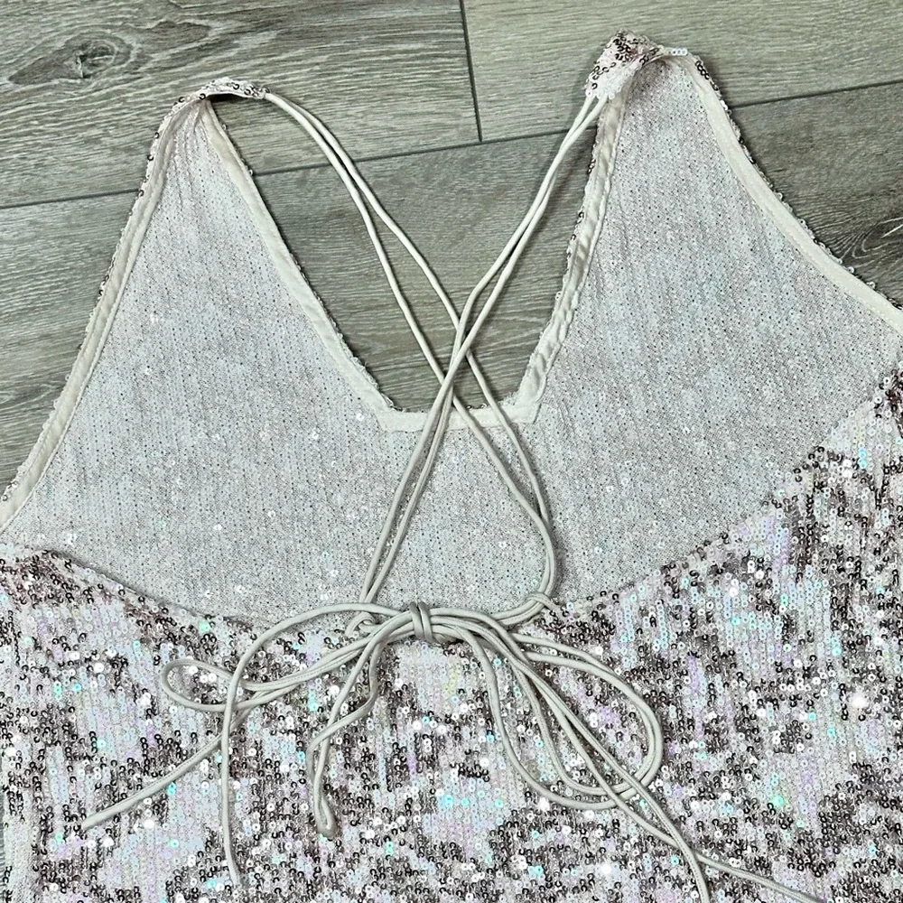 Intimately Free People Rise & Shine Embellished Sequin Mini Slip Dress - Picture 13 of 13